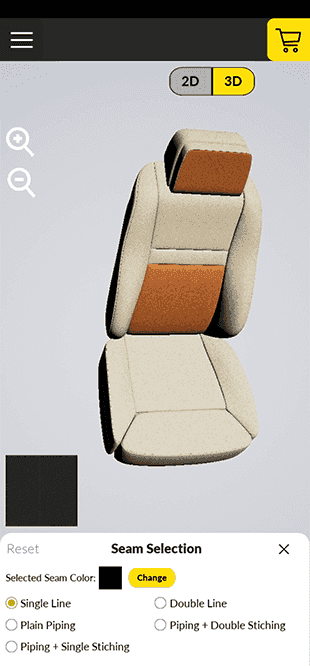 DK Schweizer Leather Seat 3D screenshot 9