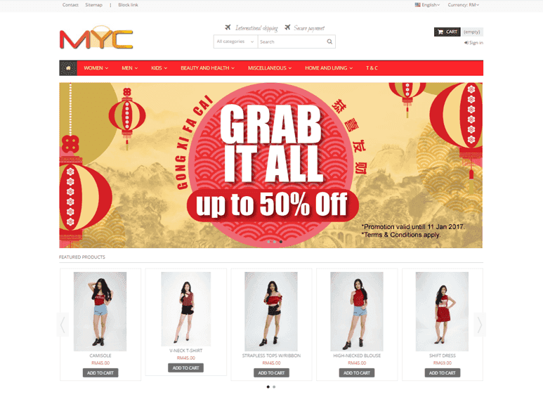MYC Mall screenshot 2