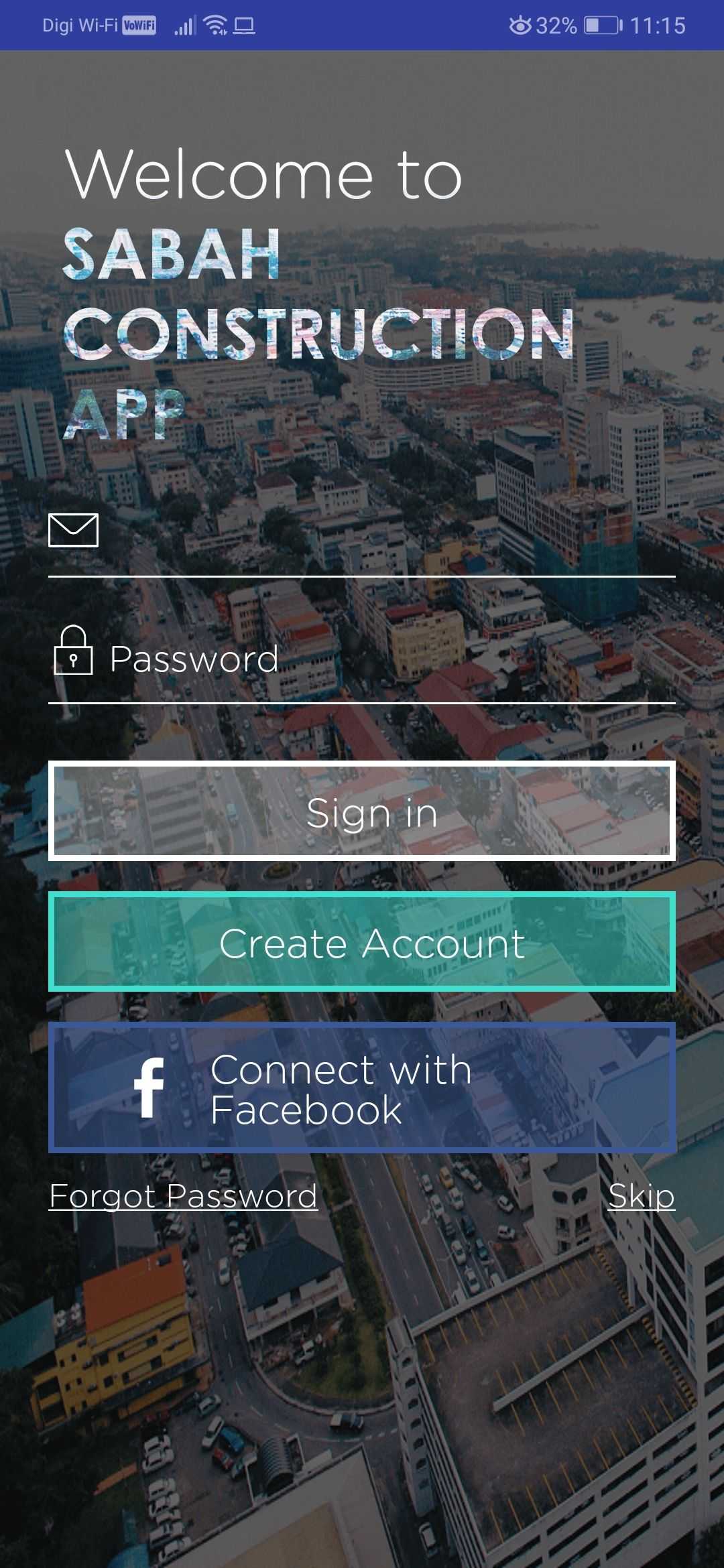 Sabah Construction App screenshot 1